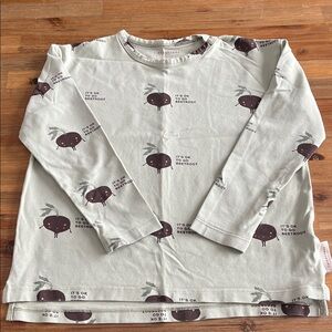 Tinycottons Long Sleeves Tshirt Beet Graphic Size 6